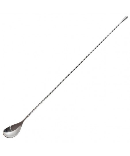 TEARDROP 40cm Bárkanál [UrbanBAR] – Spirális Japán 18/8 Rozsdamentes Acél Koktélkanál