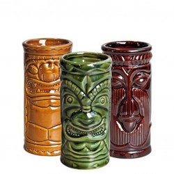 TIKI mugs - HOME PACK (Ceramic) 250ml, 3pcs/ set