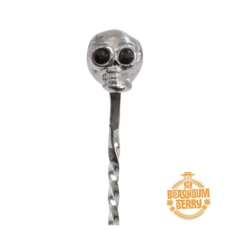 Lingura Bar TIKI 33cm cu CRANIU [Cocktail KINGDOM] Bar Spoon