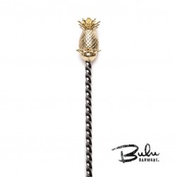 BarSpoon "BULU" Pineapple, GUNMETAL BLACK [COCKTAIL KINGDOM] 33,5cm