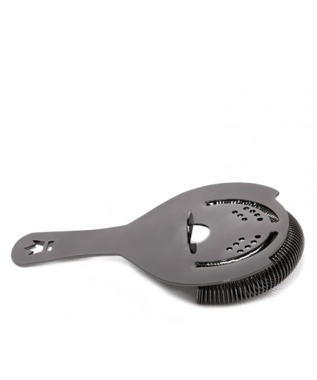 FEKETE GunMETÁL KORIKO® Hawthorne Koktél Spirálszűrő [Cocktail KINGDOM] Strainer