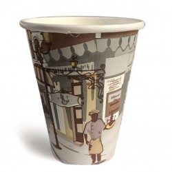 Take Away Paper Cups -  14oz Disposable, 50pcs
