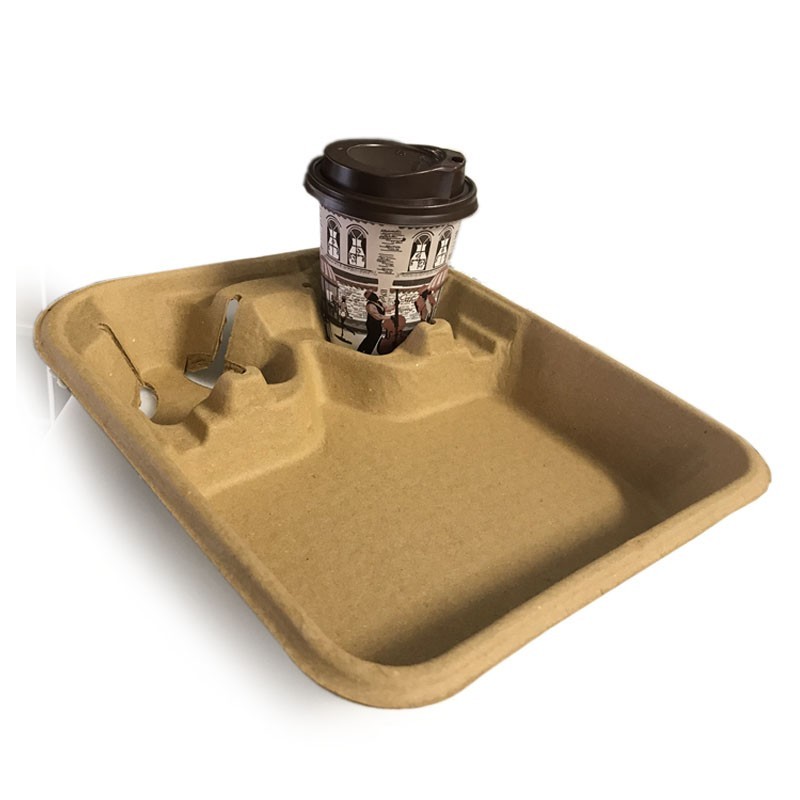 Bandeja Desechable para Fast Food – Soporte para Burger y Bebidas