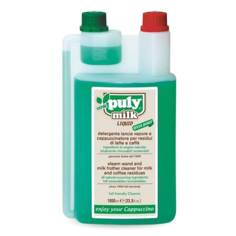 Detergent LICHID [PULY] MILK VERDE 1L, pentru Curatat Aparat Espressor