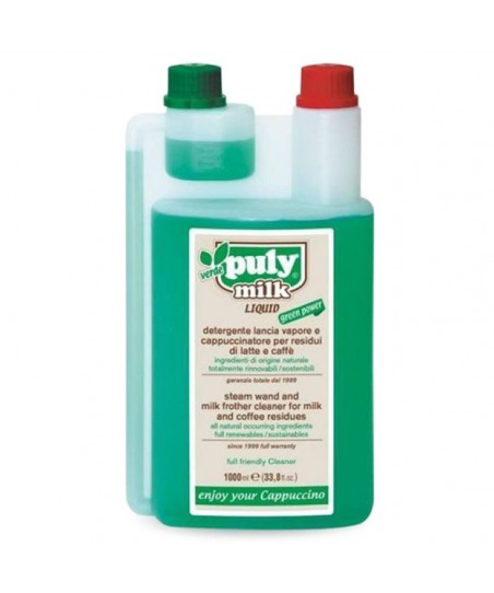 Detergent LICHID [PULY] MILK VERDE 1L, pentru Curatat Aparat Espressor
