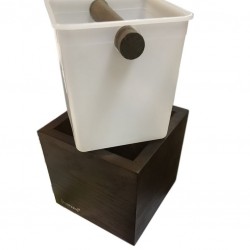 Knock Box HOME (Diferite Culori) Plastic & Lemn [JoeFrex] Cutie Zat