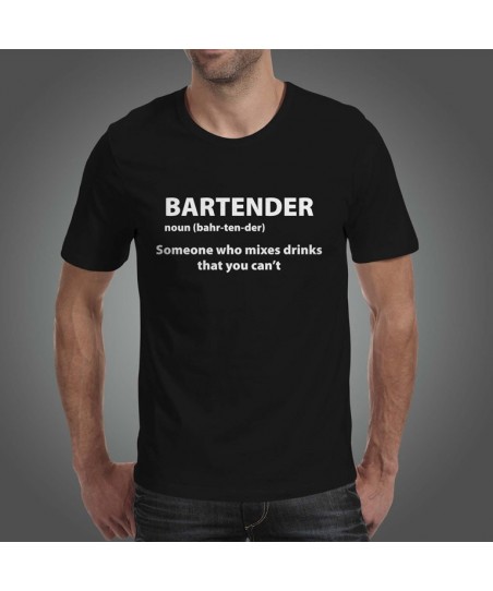 T-shirt - Design BARTENDER (Uomo)