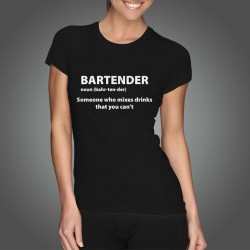 T-Shirt - BARTENDER Design (Female)