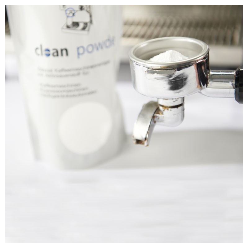 Detergente en POLVO [JoeFrex] CLEAN POWDER 500g, para Limpieza Cafeteras Espresso