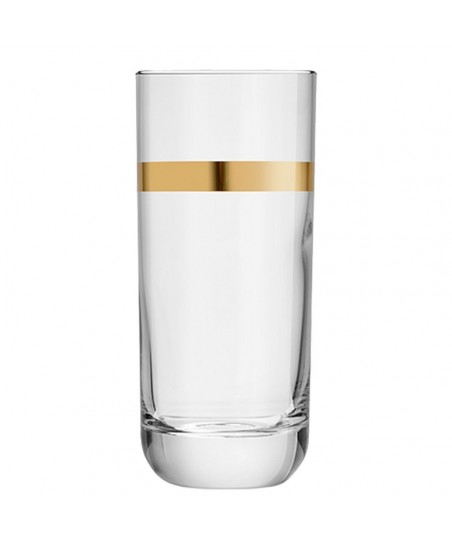 ENVY with GOLD RING Beverage glass [LIBBEY] 355ml