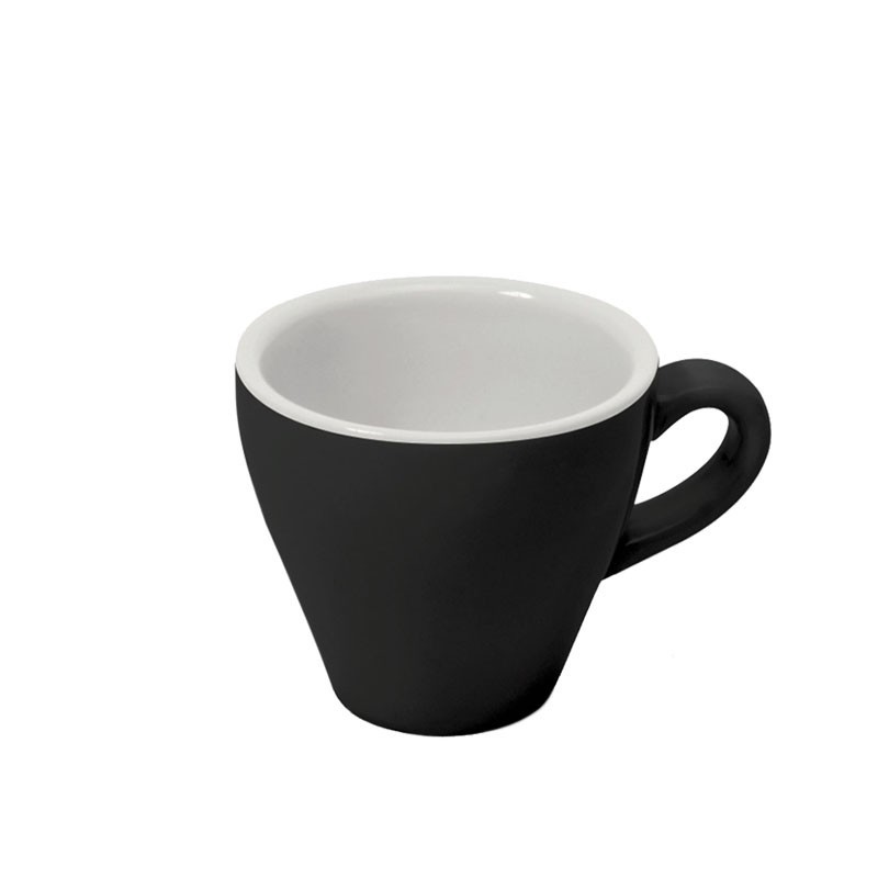 Tazzina da ESPRESSO [BARISTA LINE] in Porcellana NERA, 90ml