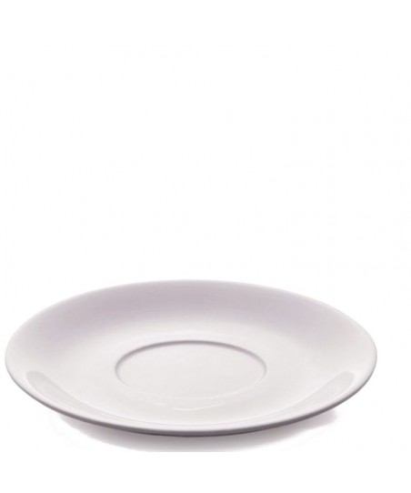 Plato para Taza CAPUCHINO [BARISTA LINE] Porcelana BLANCA
