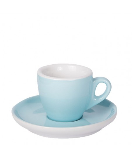 SET da ESPRESSO [BARISTA LINE] in Porcellana AZZURO, 55ml