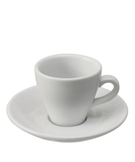 SET da ESPRESSO [BARISTA LINE] in Porcellana BIANCA, 90ml