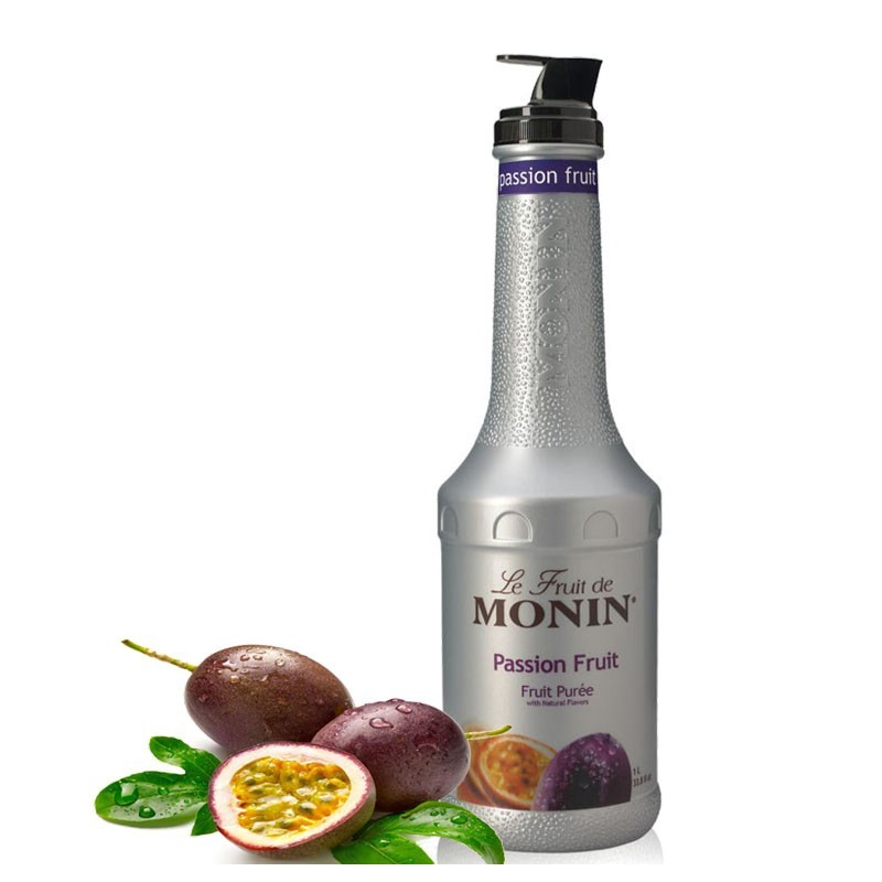 Purea di FRUTTO DELLA PASSIONE / PASSION FRUIT [MONIN] Polpa di Frutta 1L