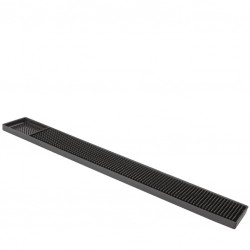 Bar Mat 61 *8cm - Black Rubber 3620