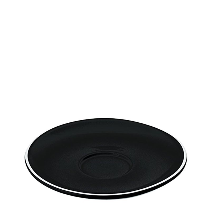 Platillo NEGRO para Taza de ESPRESSO [BARISTA LINE] Porcelana