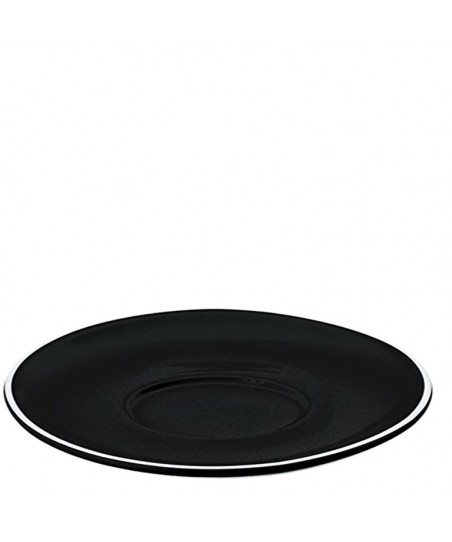 Plato para Taza CAPUCHINO [BARISTA LINE] Porcelana NEGRA