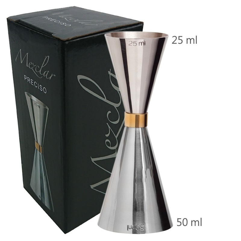 Mr SLIM 25 /50 ml Jigger (REPLIKA) [MEZCLAR] Japán Stílusú Koktélmérce