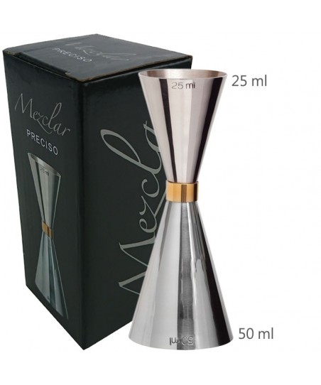 Jigger Mr SLIM 25 /50 ml (REPLICA) [MEZCLAR] Măsură în Stil Japonez