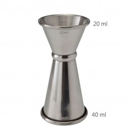 Jigger GINZA 20 /40 ml [MEZCLAR] Medidor de Cócteles de Estilo Japonés