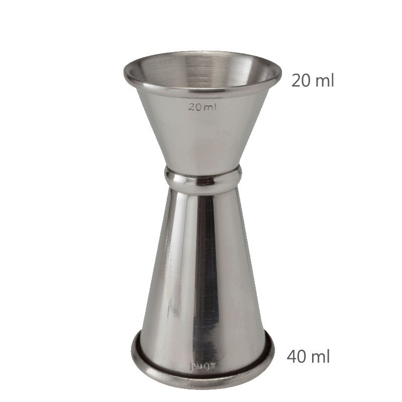 Jigger GINZA 20 /40 ml [MEZCLAR] Medidor de Cócteles de Estilo Japonés
