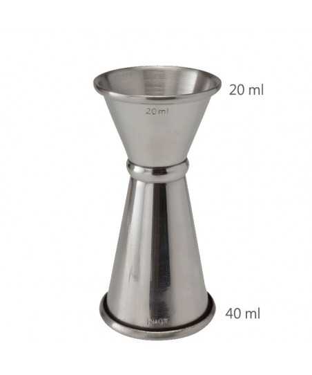 Jigger GINZA 20 /40 ml [MEZCLAR] Medidor de Cócteles de Estilo Japonés