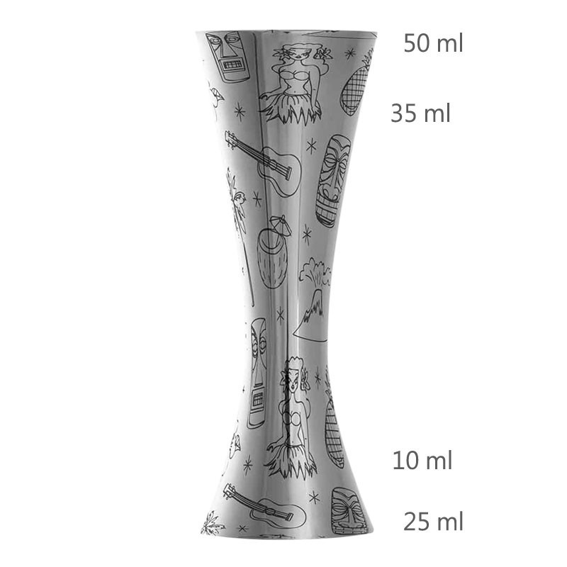 TIKI AERO 25 /50ml Jigger [UrbanBAR] Professzionális Koktélmérce
