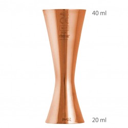 CE Jelölésű AERO Jigger 20/40ml RÉZ színű [UrbanBAR] Professzionális Italmérce