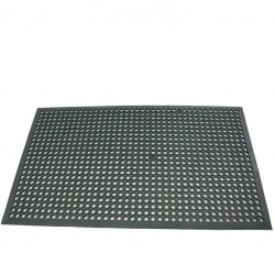 Alfombrilla NEGRA de Bar 152,5 *92,5cm - Goma Antideslizante