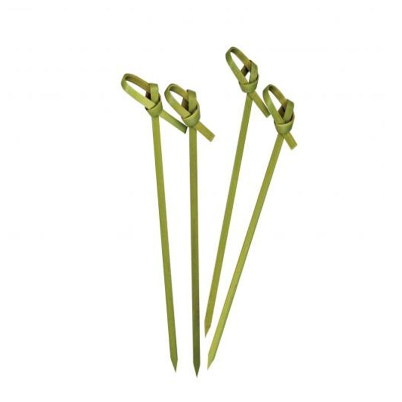 Palillos de BAMBÚ tipo ESPADA (¡Juego de 100 pzas!) Decoración Cóctel / Fingerfood