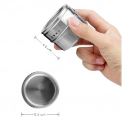 Recipient Metal pentru CONDIMENTE, cu Bază Magnetică