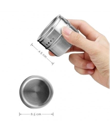 Caja Metálica para ESPECIAS, con Base Magnética
