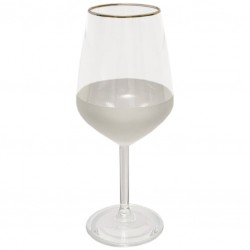 "Gold Rim" - Wine glass, 490ml