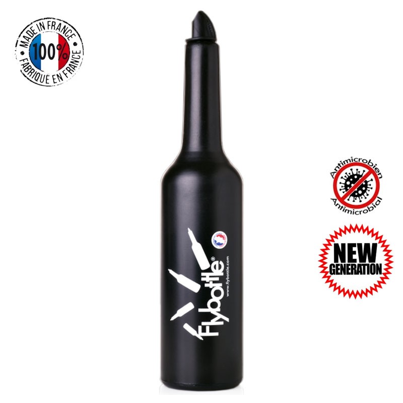 Flair Üveg - FLYBOTTLE TRAINING / Puha  FEKETE