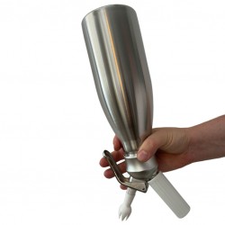 Sifón (ACERO INOXIDABLE) para CREMA BATIDA [KAYSER] 1L