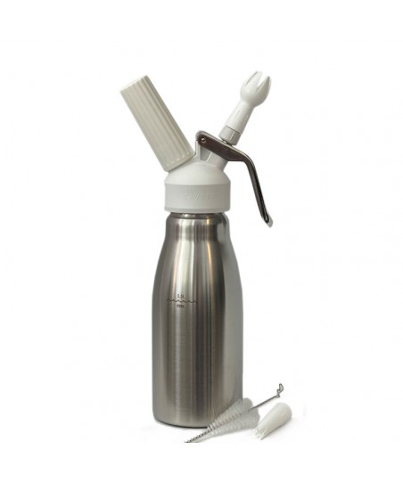 Sifón (ACERO INOXIDABLE) para CREMA BATIDA [KAYSER] 0,5L