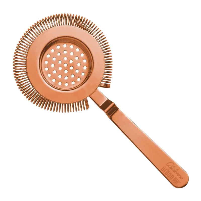 RÉZ színű CALABRESE® Hawthorne Strainer [UrbanBAR] Koktél Spirálszűrő