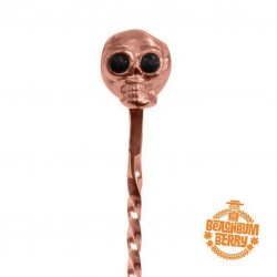 Cucharilla TIKI 33cm CALAVERA COBRE [Cocktail KINGDOM] BarSpoon