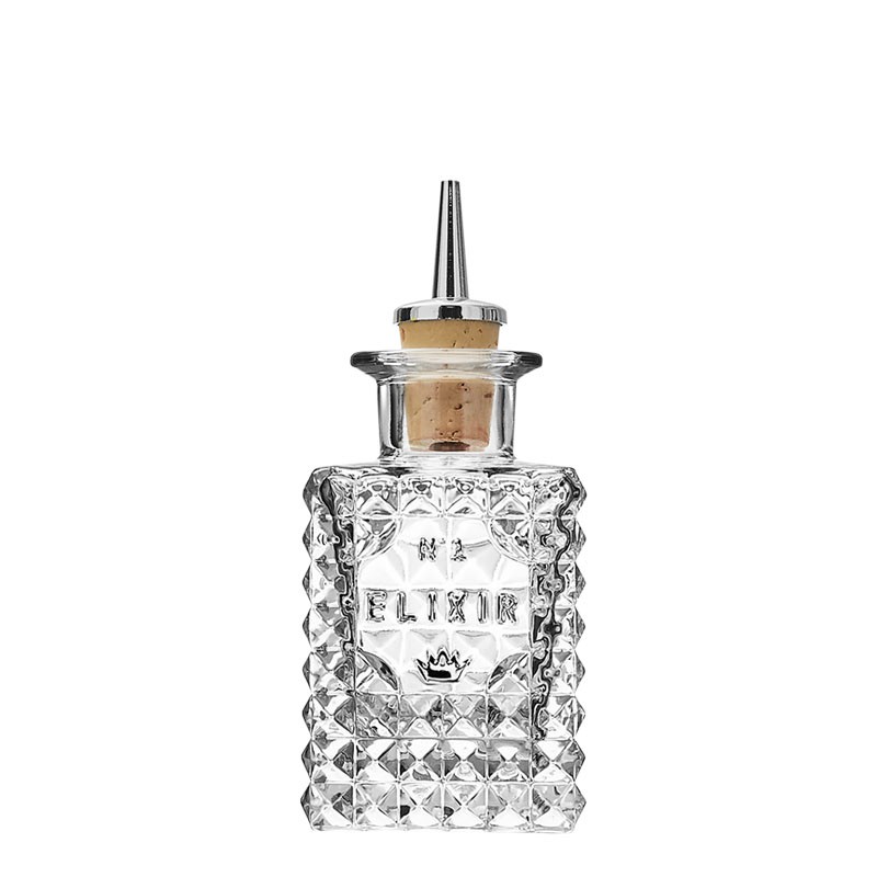 Botella Bitter ELIXIR Nr.1 [BORMIOLI] con Vertedor 100ml