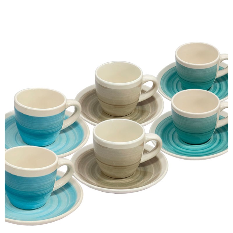 Set ESPRESSO - ALMEIDA [TOGNANA] Ceramica MULTICOLOR, 100ml
