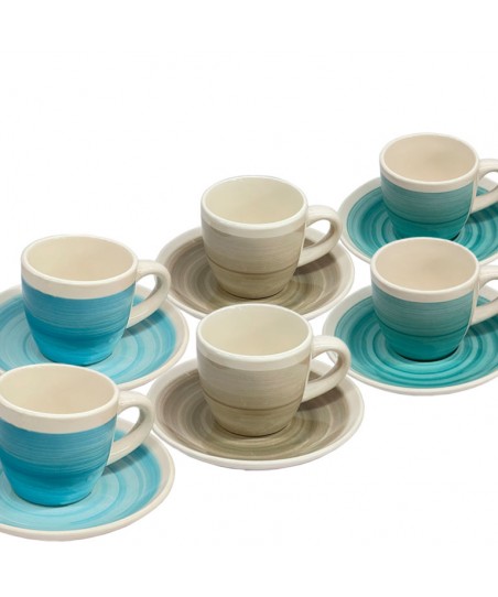 Set ESPRESSO - ALMEIDA [TOGNANA] Ceramica MULTICOLOR, 100ml