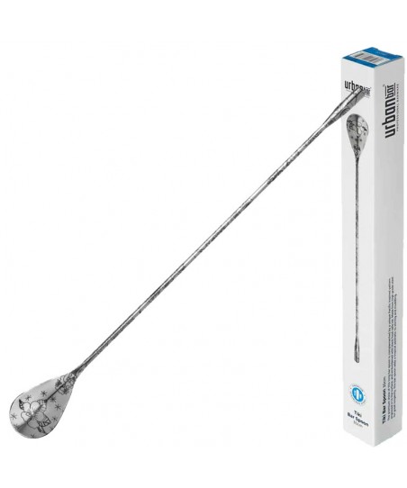 Cuchara de Bar TEARDROP 30cm Estampado TIKI [UrbanBAR] Bar Spoon