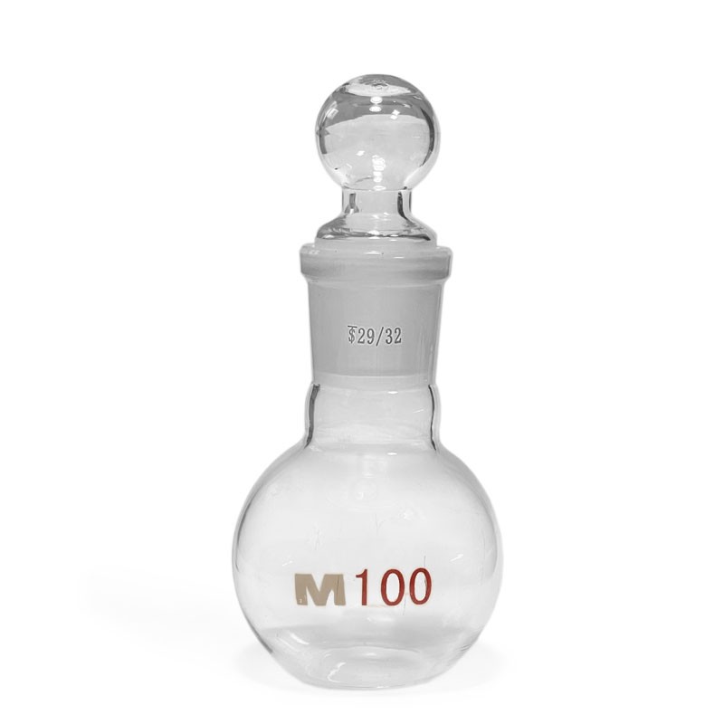 Bitter Bottle ROUNDED with Flat Bottom 100ml, with Stopper