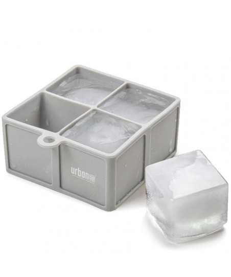 Forme de Gheata pentru 4 CUBURI 4,3cm [UrbanBAR] din Silicon