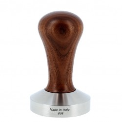 Coffee Tamper 58 Ø [MOTTA] with ITALIAN WALNUT Handle