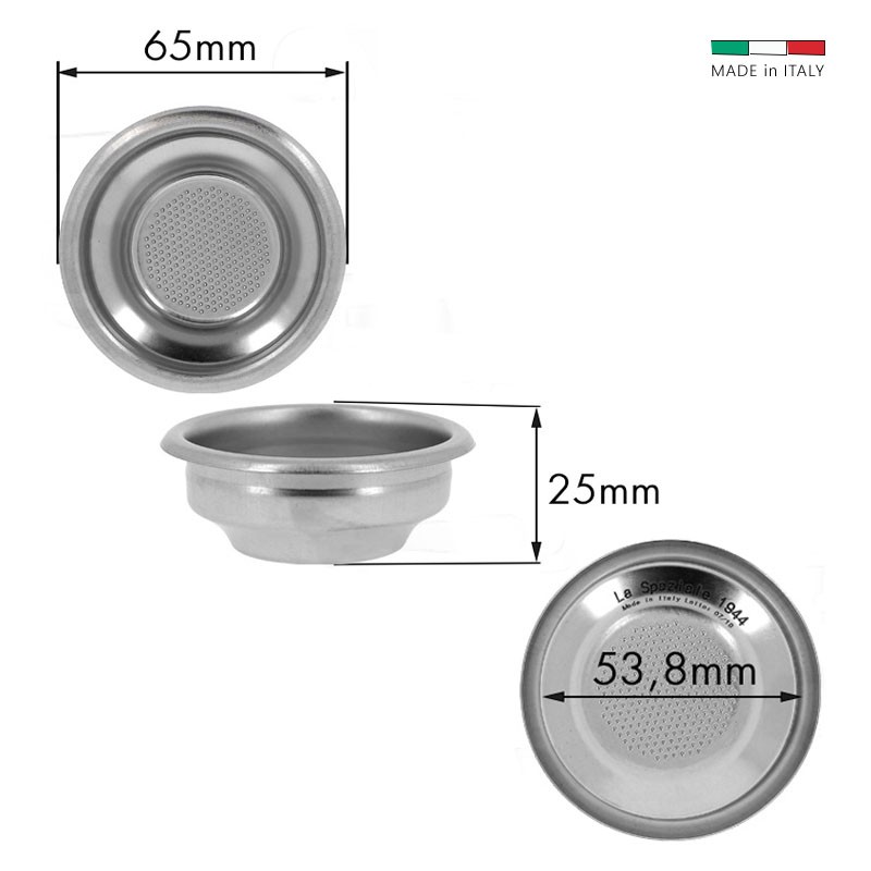 Filter Basket 7g [La Spaziale] for Portafilter of 1 Cup