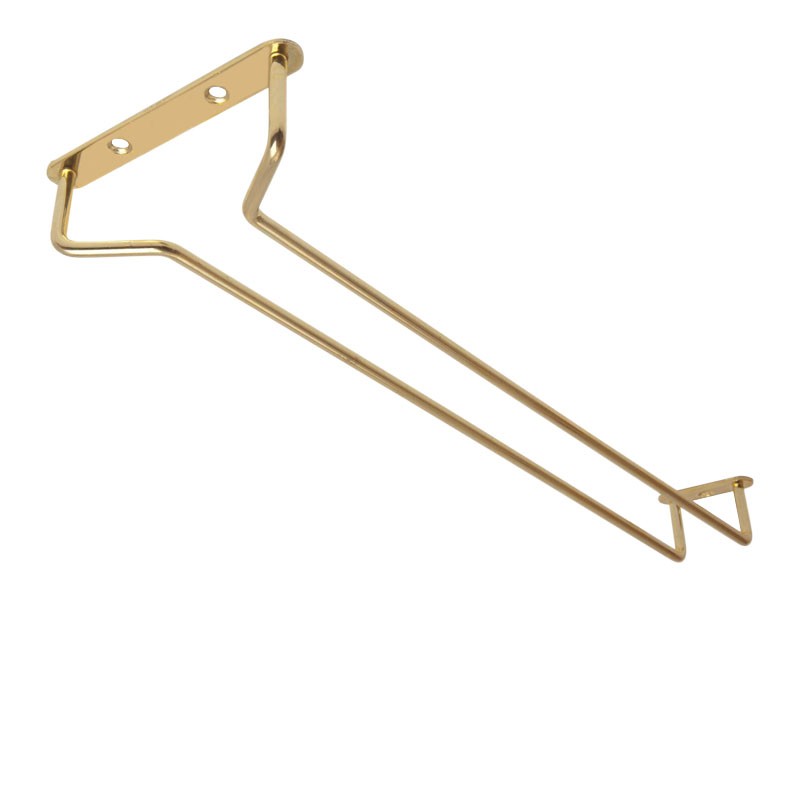 Soporte de Copas - Riel Suspendido DORADO 41cm