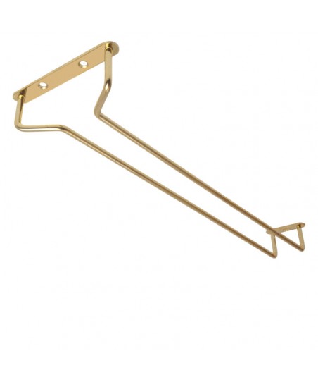Soporte de Copas - Riel Suspendido DORADO 41cm