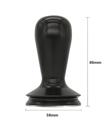 Tamper Ø 58 [BARISTA LINE] cu Maner NEGRU